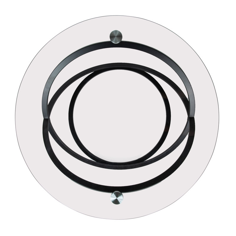 Etta Avenue™ Dimitri Galaxy Tempered Glass Round Coffee Table